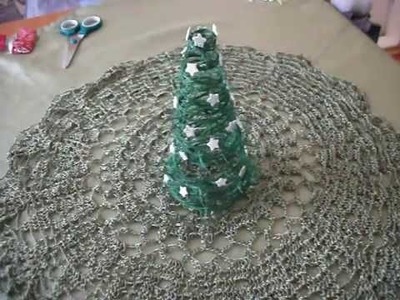 Tabletop String Christmas tree