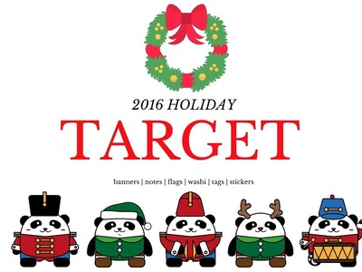 Target 2016 Holiday. Christmas haul (Dollar spot. Bullseye's Playground)