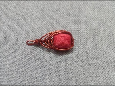 13. How to make herringbone Silk thread earring - Tutorial