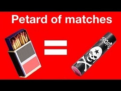 Awesome DIY: Petard of matches!