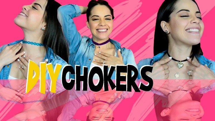 DIY chokers | Gargantillas | Arely Tellez