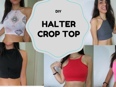 DIY CROP TOP HALTER - Daniela Casares