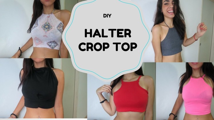 DIY CROP TOP HALTER - Daniela Casares