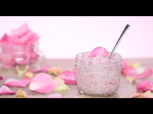 DIY Rose Sugar Scrub | Beauty Junkie