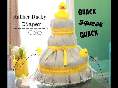 DIY:Rubber Duck Diaper Cake