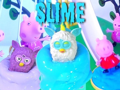 DIY Slime Peppa Pig Playground Playsets Furby Peppa Enjoys Slime - Kids' Toys