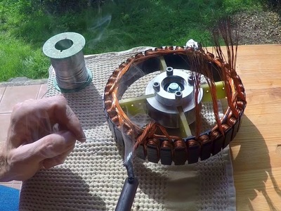 DIY Winding a Brushless BLDC 12 kW Motor