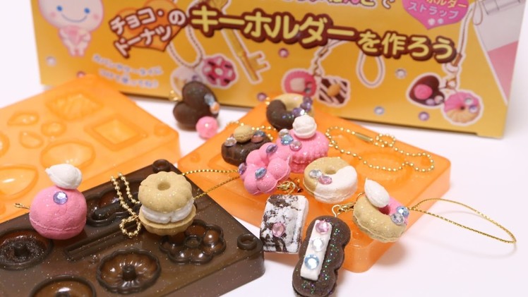 Glitter Mousse Clay Sweets Jewelry Making Kit Kutsuwa