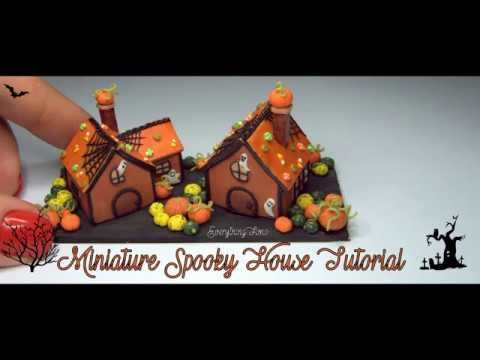Miniature Spooky House Tutorial-Polymer Clay