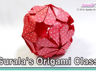 Origami - Flower Ball (Kusudama, ornament)