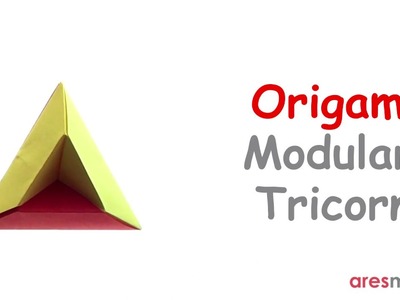 Origami tricorn (easy modular)