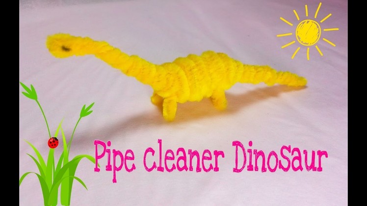 Pipe cleaner Dinosaur craft