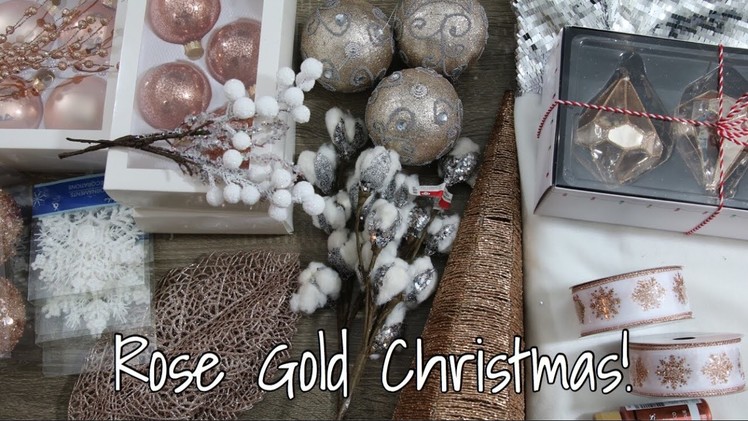 Rose Gold. Copper Christmas Home Decor Haul #2!