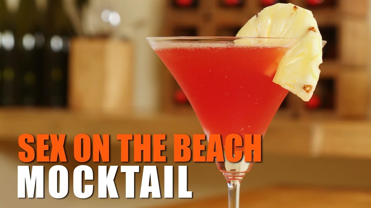 Safe Sex On The Beach Mocktail Drink Recipe How To Diy