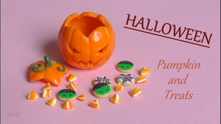 [Stop Motion] Halloween Treats & Pumpkin Tutorial. Citrouille & Bonbons d'Halloween