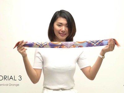 Tutorial: 2 Ways to Tie Nanette's Twilly as a Neck Scarf