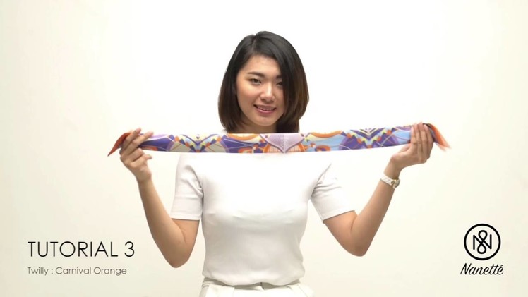 Tutorial: 2 Ways to Tie Nanette's Twilly as a Neck Scarf