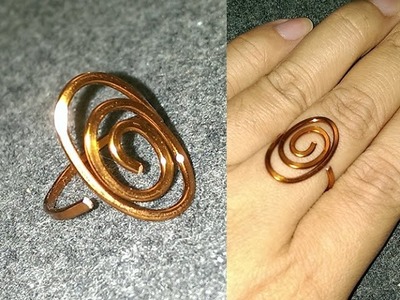 Tutorial simple ring for beginners - How to make handmade jewelery