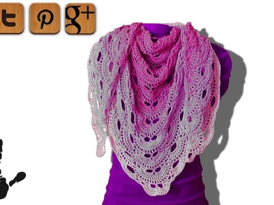 Virus shawl lefty crochet tutorial part 1 - Woolpedia®