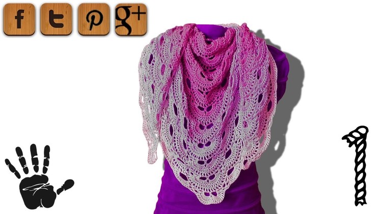 Virus shawl lefty crochet tutorial part 1 - Woolpedia®