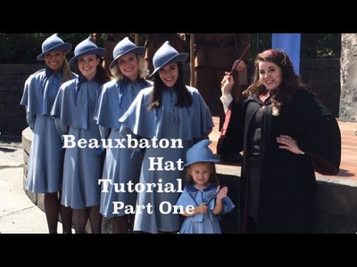 Beauxbaton Hat Tutorial Part 1 (Inexpensive Harry Potter Cosplay)