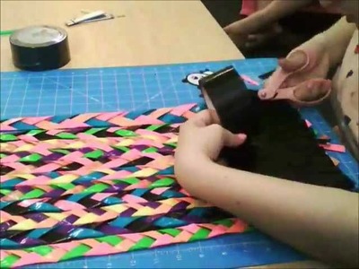 Braided Duct Tape Place Mat Tutorial
