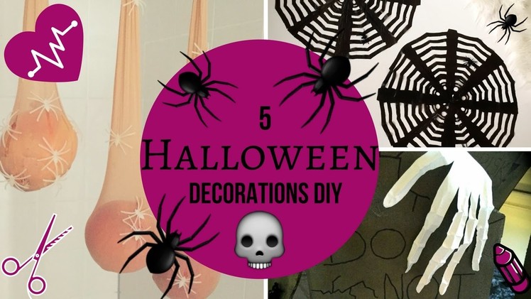 DIY 5 Halloween Decorations
