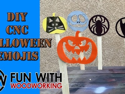 DIY CNC Halloween Emojis