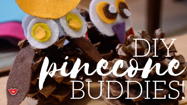 DIY Pinecone Buddies! | Tay from Millennial Moms