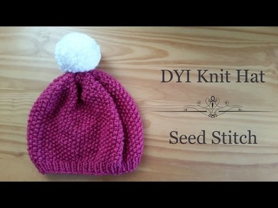 How to Knit a Hat (Seed Stitch)