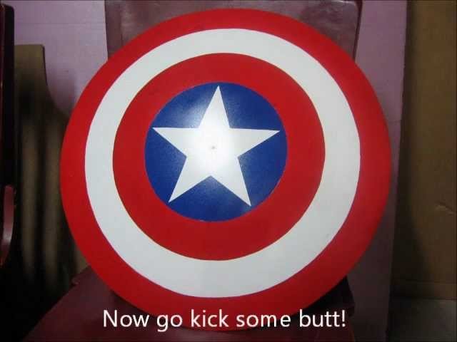 How to make Captain America's shield from used satellite dish