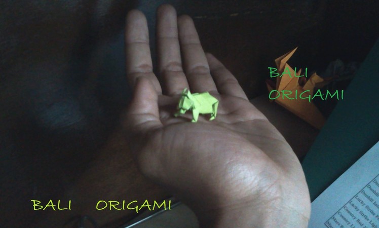 How to make Origami Bear ( John montroll)