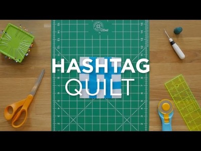 Make a Hashtag Quilt Block - Quilt Snips