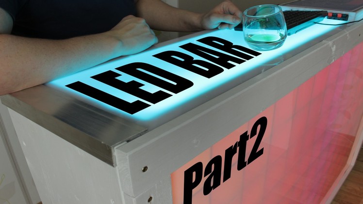 Make your own LED Bar - Part 2 (better light diffusion, backplate construction)