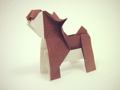 Origami Dog easy by Yakomoga | Como fazer um cão origami - Yakomoga Origami tutorial