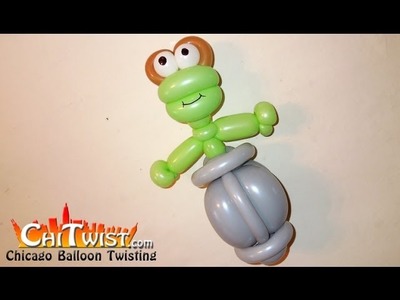 Oscar the Grouch Balloon Animal | ChiTwist Chicago Balloon Twisting