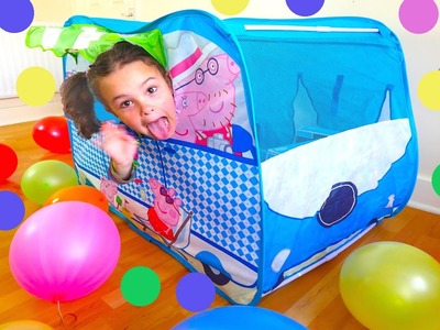 Peppa Pig Camper Van Huge Surprise Tent: Balloons, Peppa Toys and Paw Patrol, Baby Alive Toy Doll