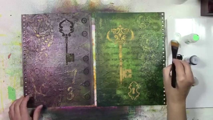 Steampunk Style Art Journal Covers for Bob & Doug 2014 Journal
