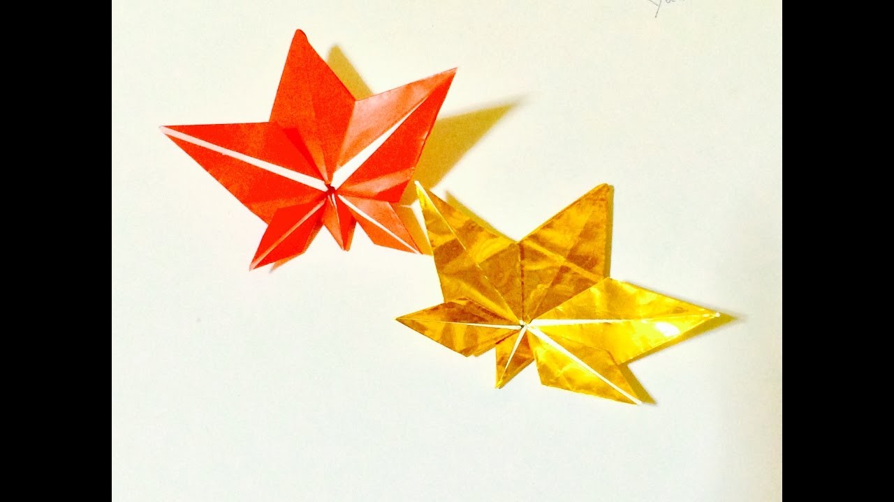 折り紙 もみじ 折り方 Origami Autumn Leaves