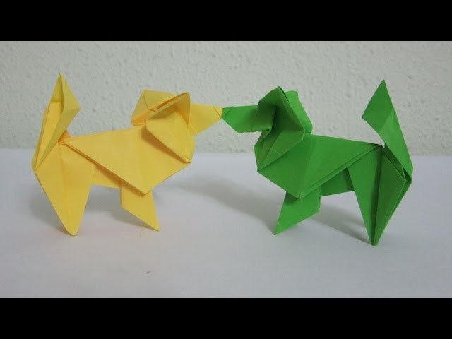 TUTORIAL - How to make an Origami Dog (The Papillon)
