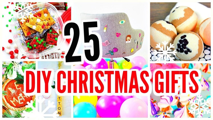 25 DIY Christmas Gifts! Holiday Gift Ideas & Presents!