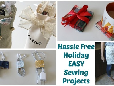 5 Easy Sewing Projects for a Hassle Free Holidays!