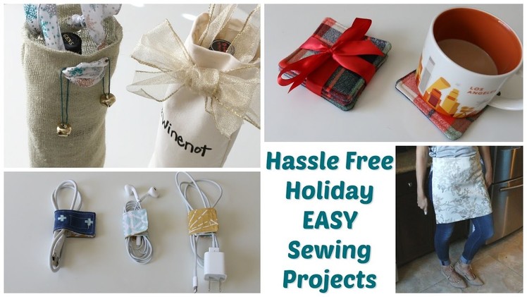 5 Easy Sewing Projects for a Hassle Free Holidays!