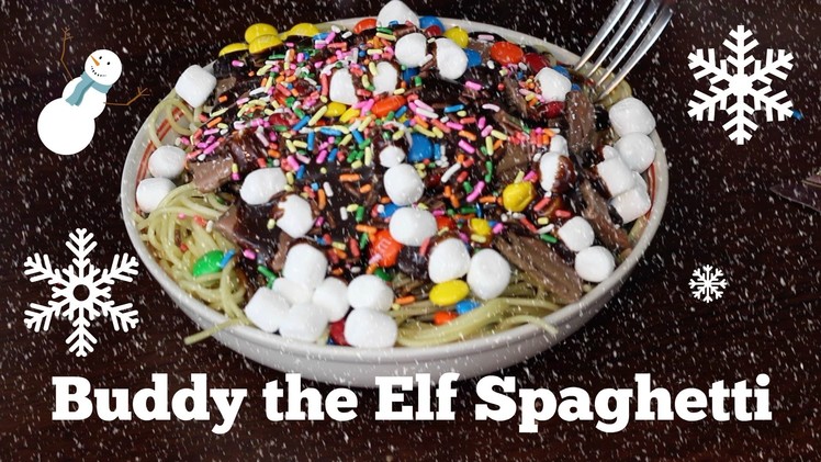 Buddy the Elf's Spaghetti challenge