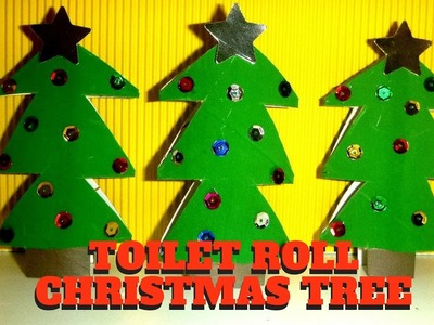 Christmas Craft - Toilet Paper Roll Christmas Tree - Toilet Paper Roll Craft