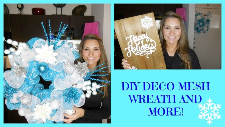 Christmas Deco Mesh Wreath ♡