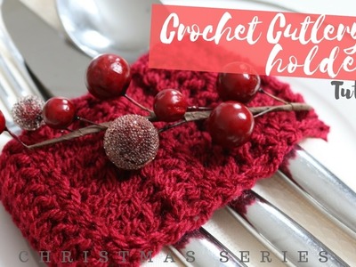 CHRISTMAS SERIES: Crochet Cutlery Holder | Bella Coco