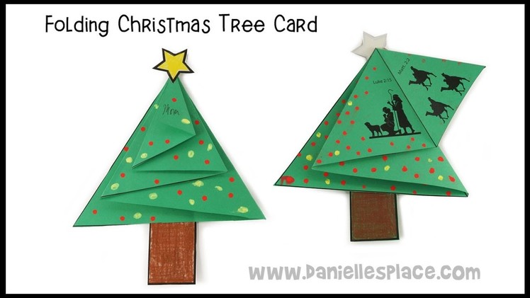 Christmas Tree Card Craft