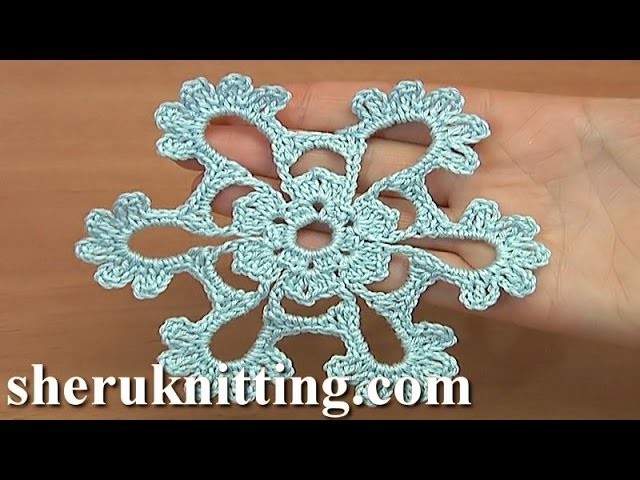 Crocheted Snowflakes Tutorial 31 Free Video Pattern