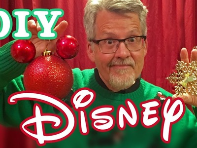 DIY Dollar Store Disney Christmas Ornaments - Mickey, Minnie Mouse